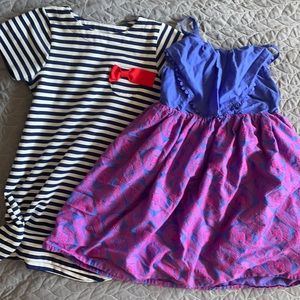 Girls dress bundle cat and jack and poof girl